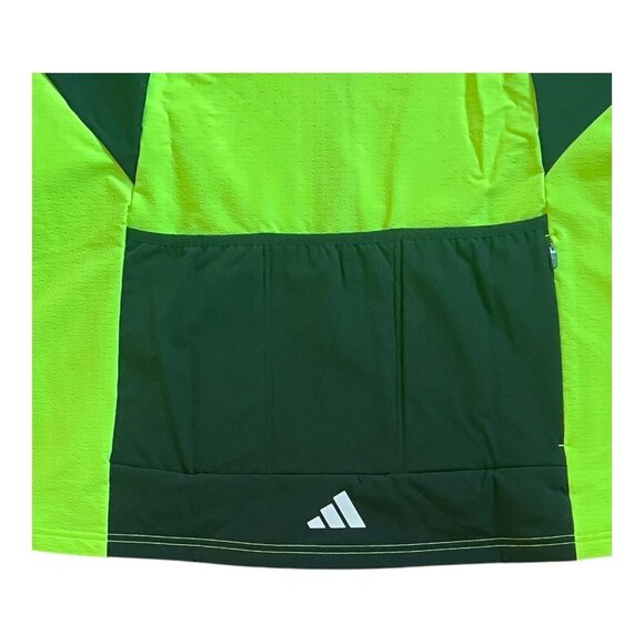 adidas The COLD.RDY Cycling Jacket Women's Lucid Lemon Size XL NWT - Picture 4 of 9